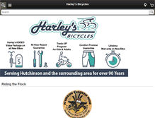 Tablet Screenshot of harleysbicycles.com